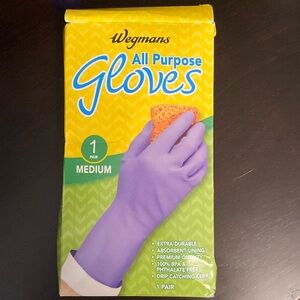 NIB* all purpose gloves size M, reusable, lined, durable